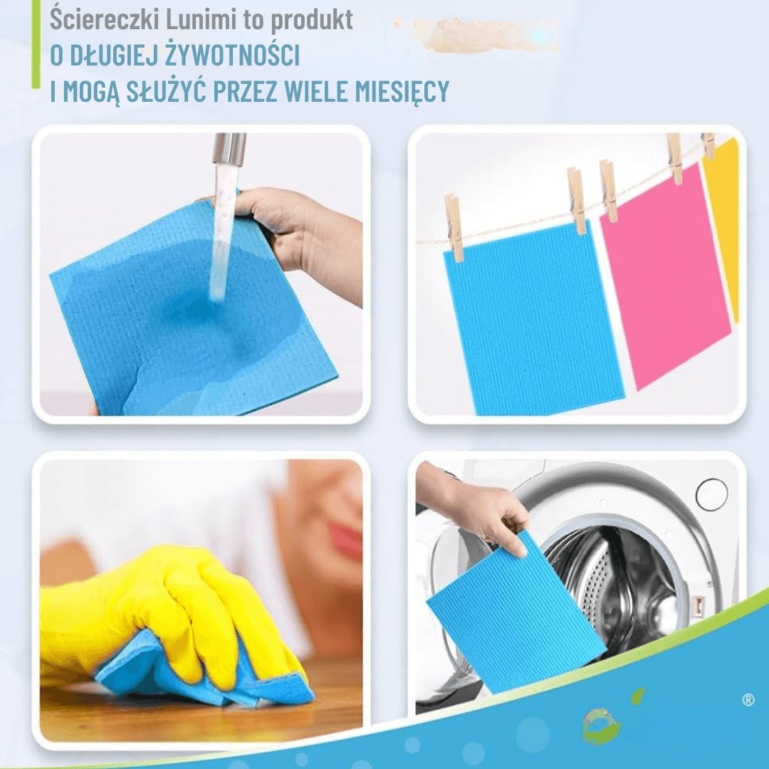 Szwedzkie Ściereczki Eko - 
( 3 sztuki )